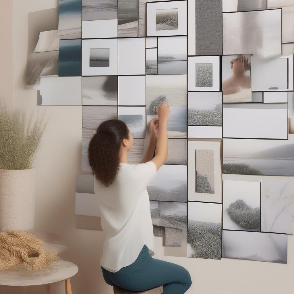 Dusting a Frameless Photo Wall