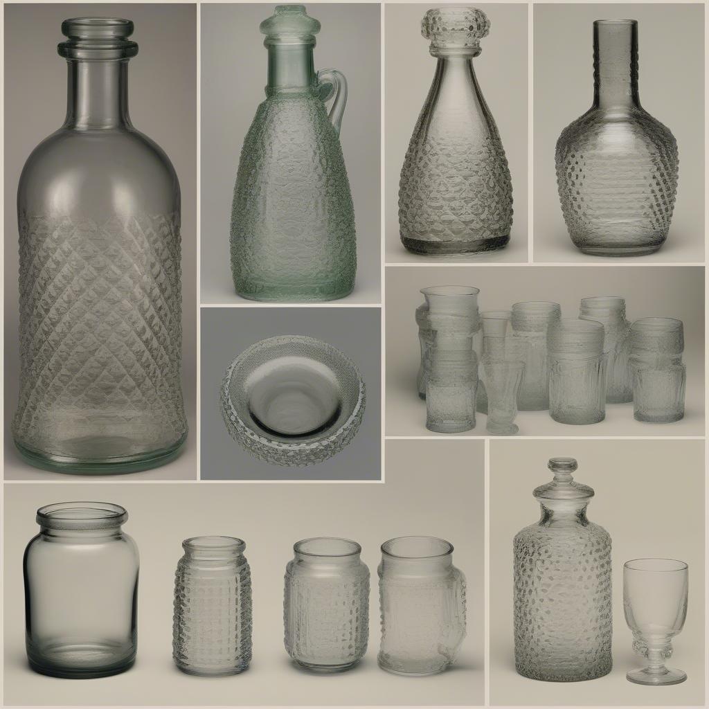 Early Hobnail Glass Examples