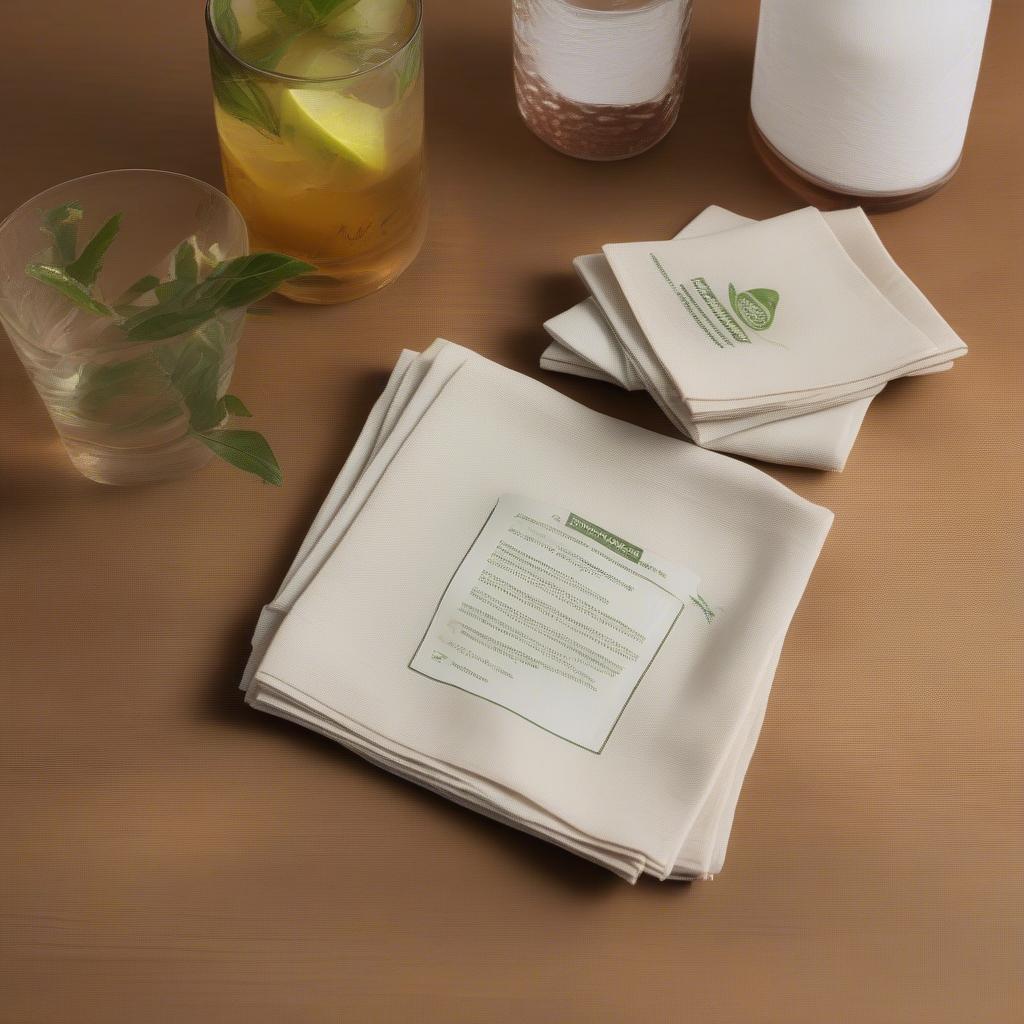 Eco-Friendly Cocktail Napkin Options