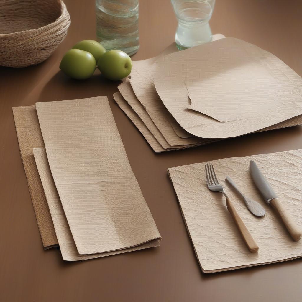 Eco-Friendly Paper Placemats in Bulk