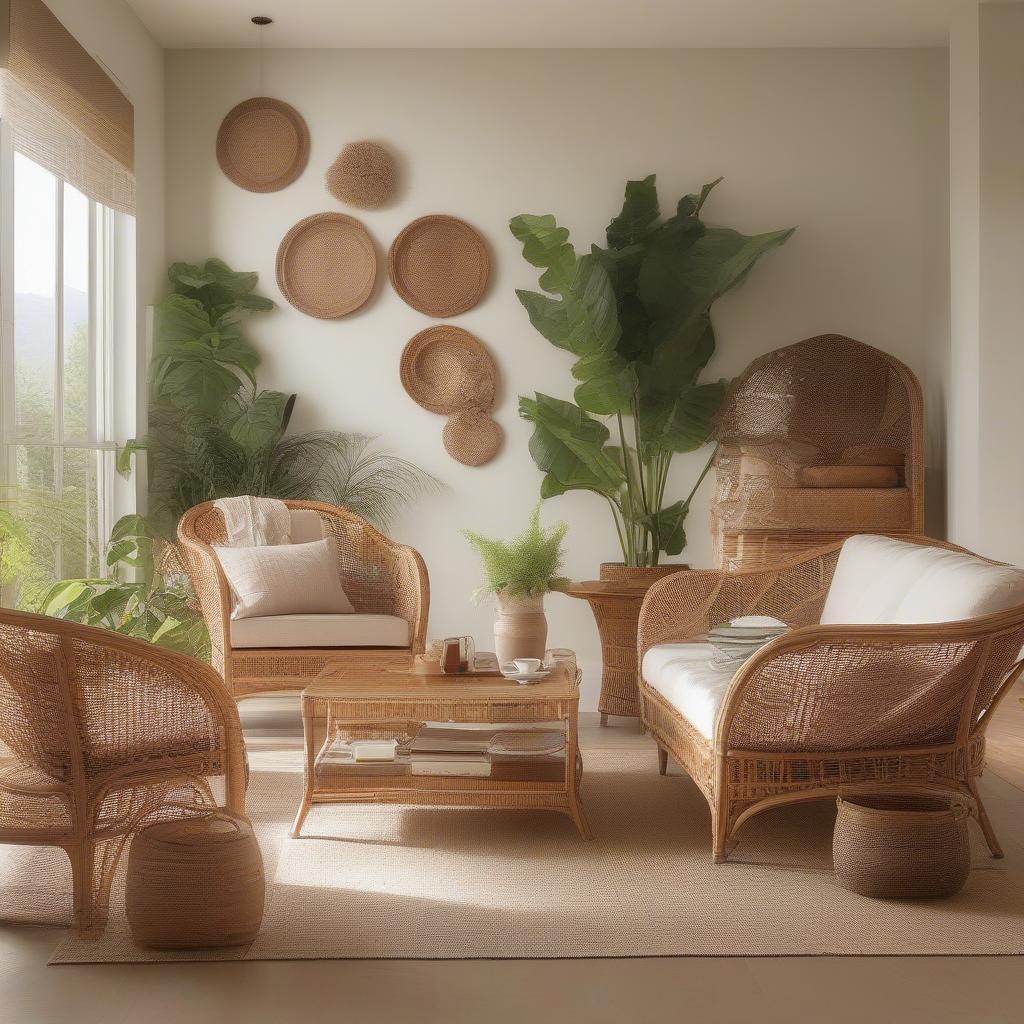 Eco-friendly wicker and rattan furniture brings sustainability and style to any home.