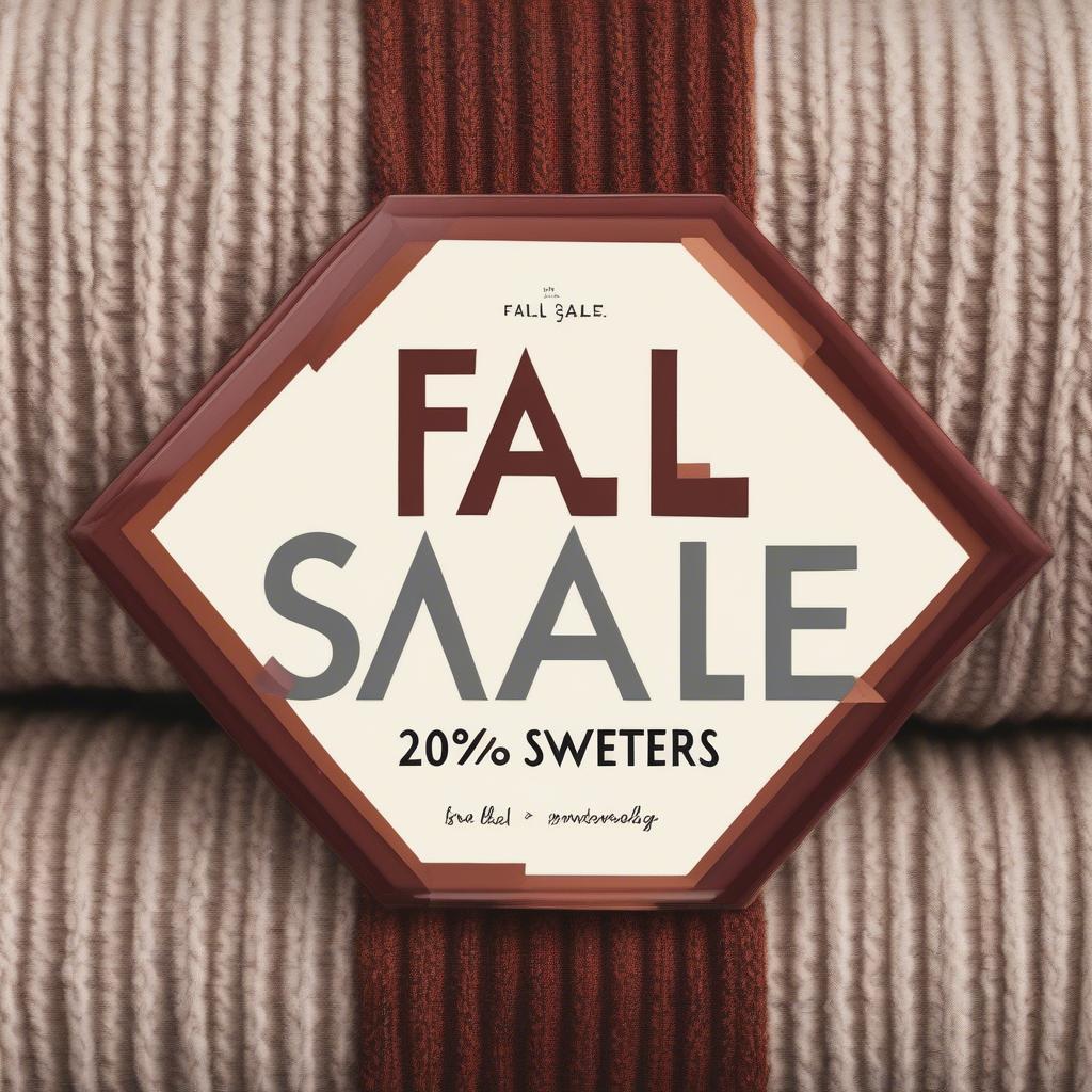 Effective Fall Sale Sign Messaging