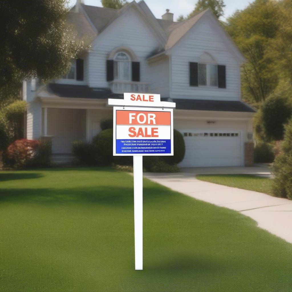 Strategic Placement of For Sale Signs