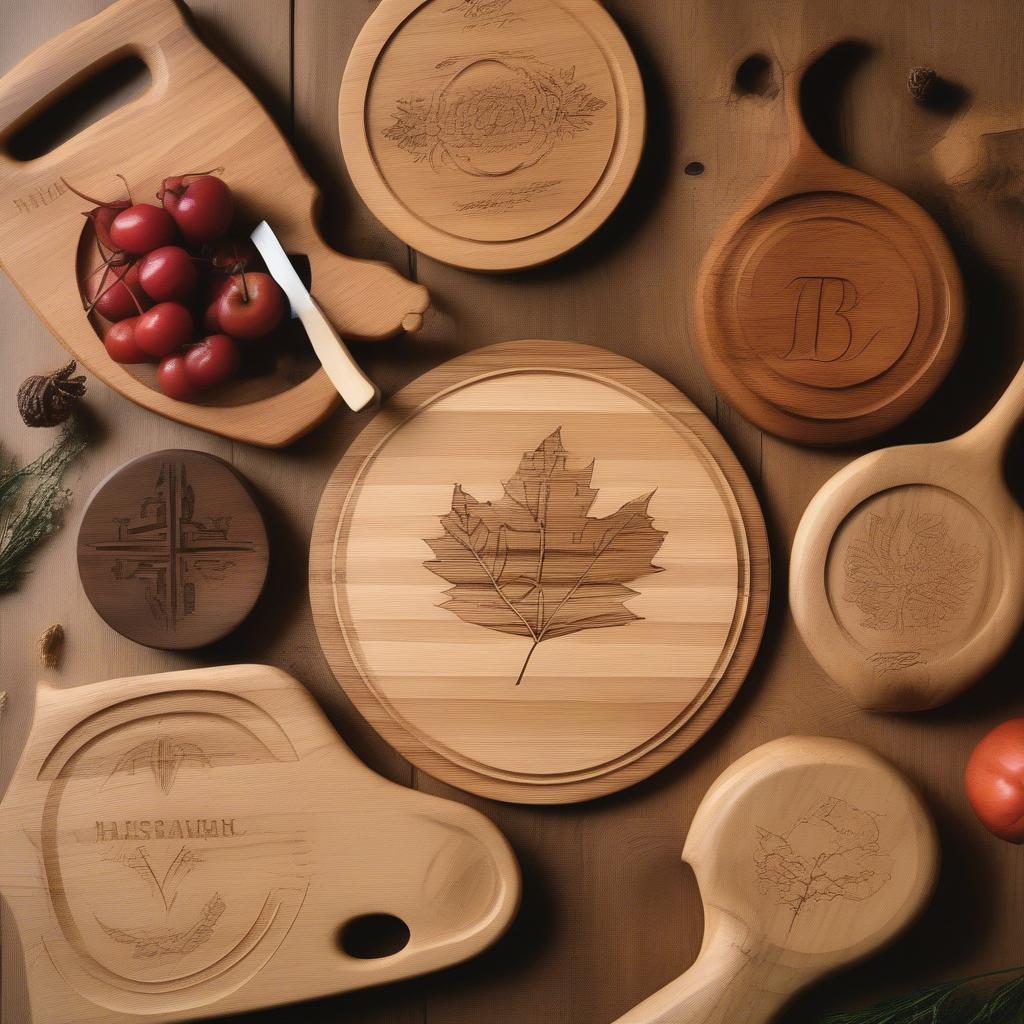 Engraved Wood Chopping Boards