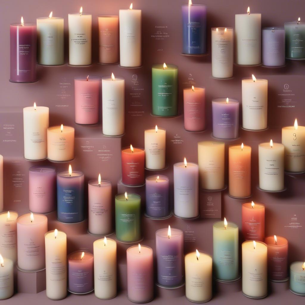 Enneagram Candles Variety