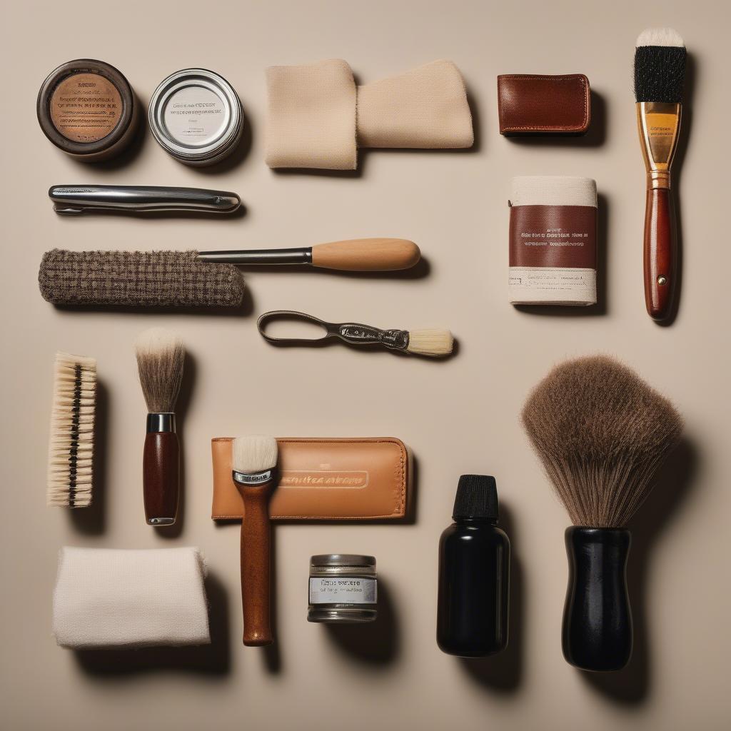 Essential Shoe Shine Kit Tools