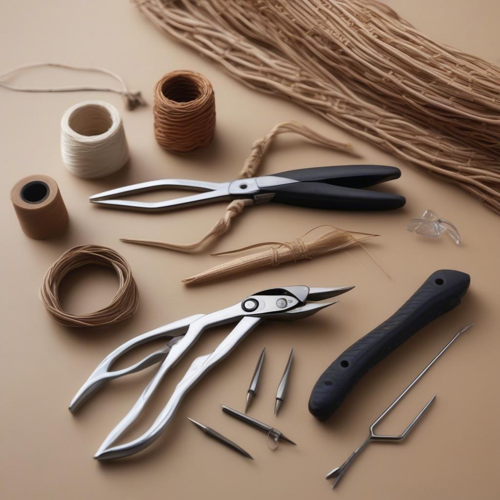 Essential Tools for Wicker and Rattan Crafting