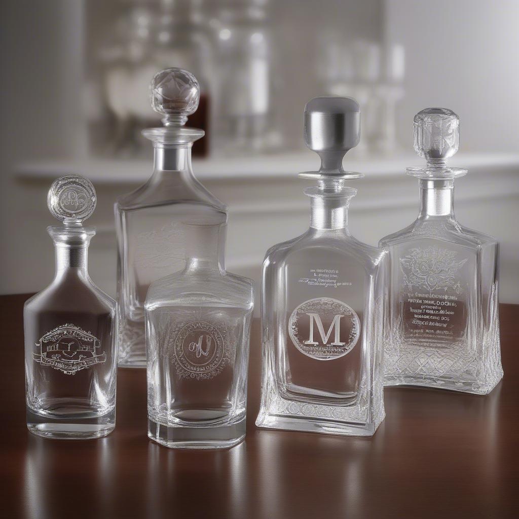 Personalized Etched Decanters for Gifting