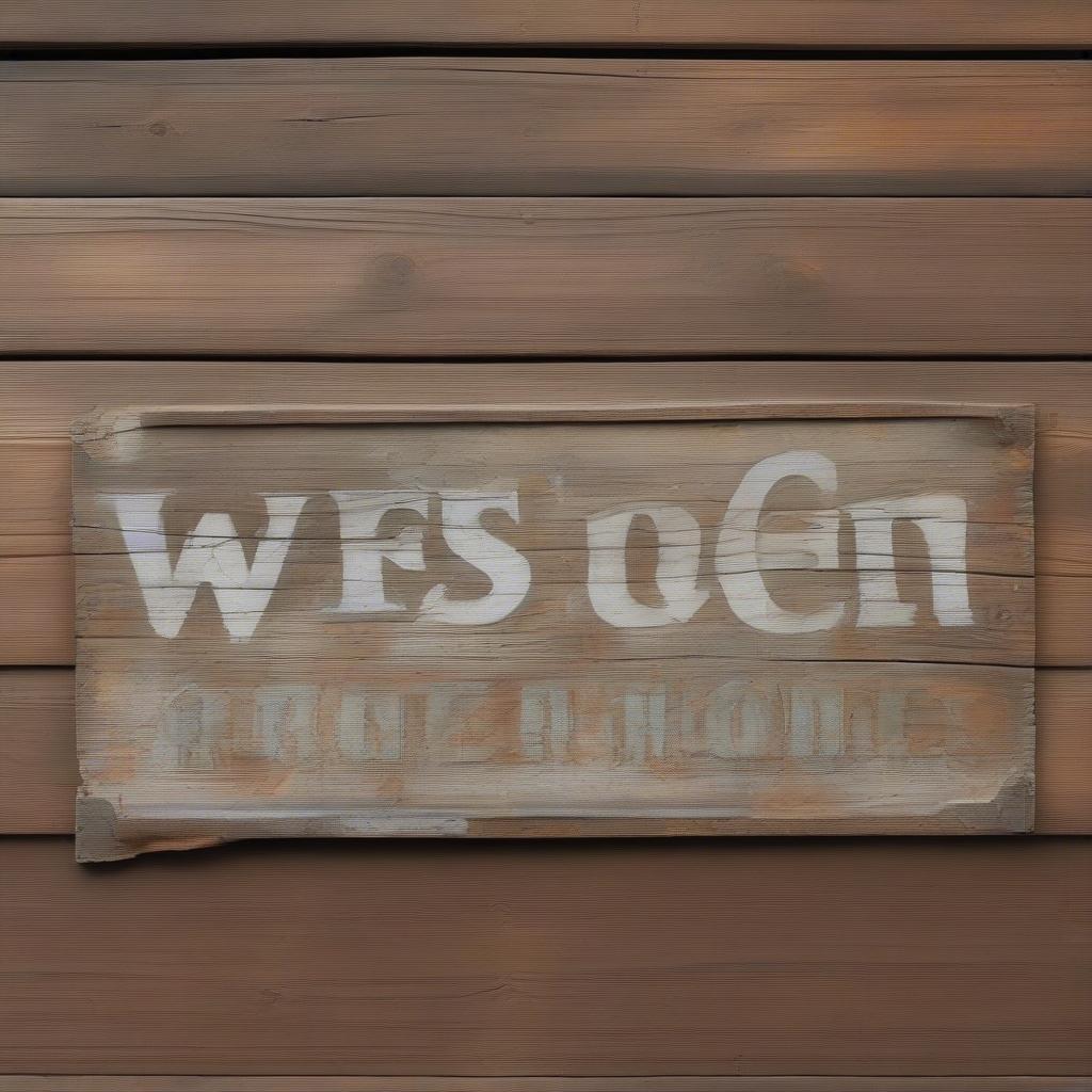 Evaluating the Condition of an Antique Wooden Sign