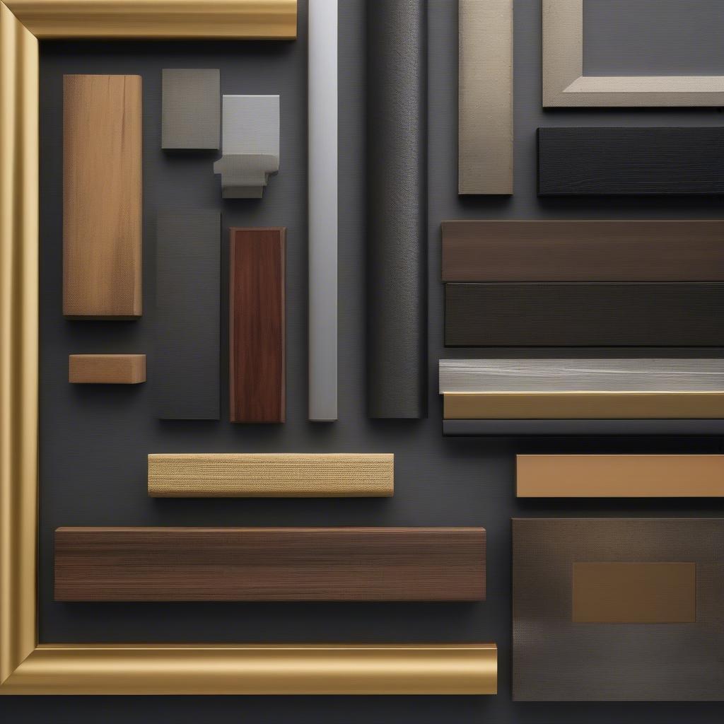 Extra Large Frame Materials: Wood, Metal, and Plastic