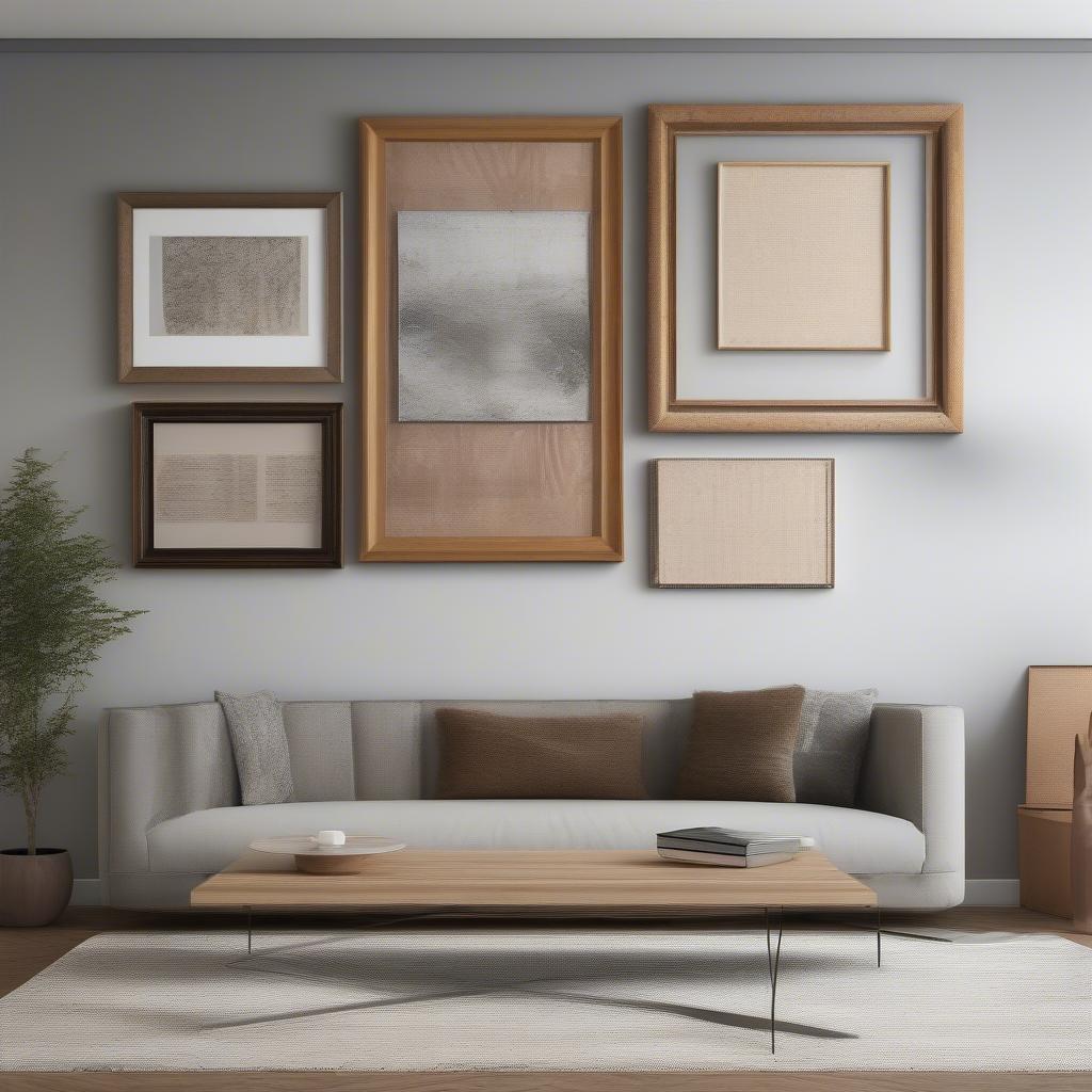 Extra Large Picture Frames in Different Materials