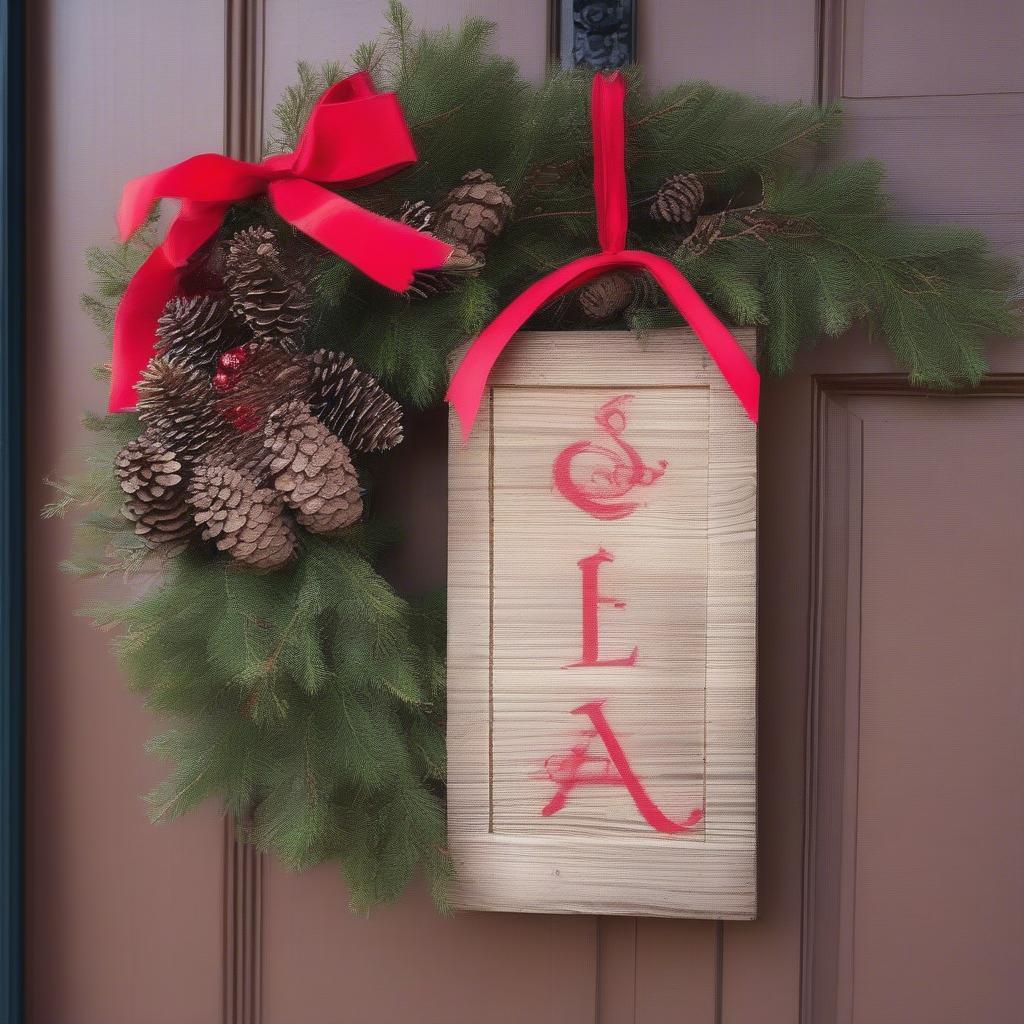 Falala Sign Christmas Decoration