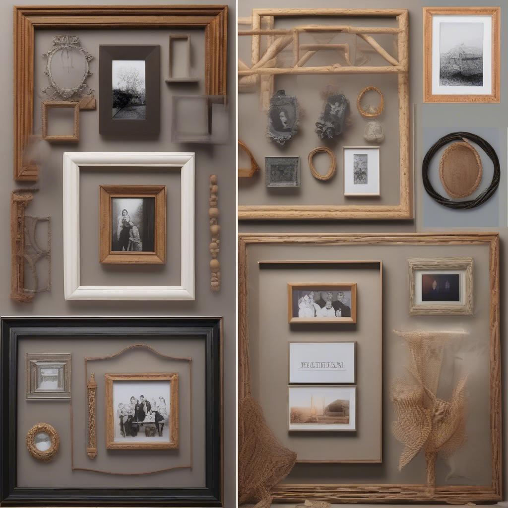 Family Collage Picture Frame Styles