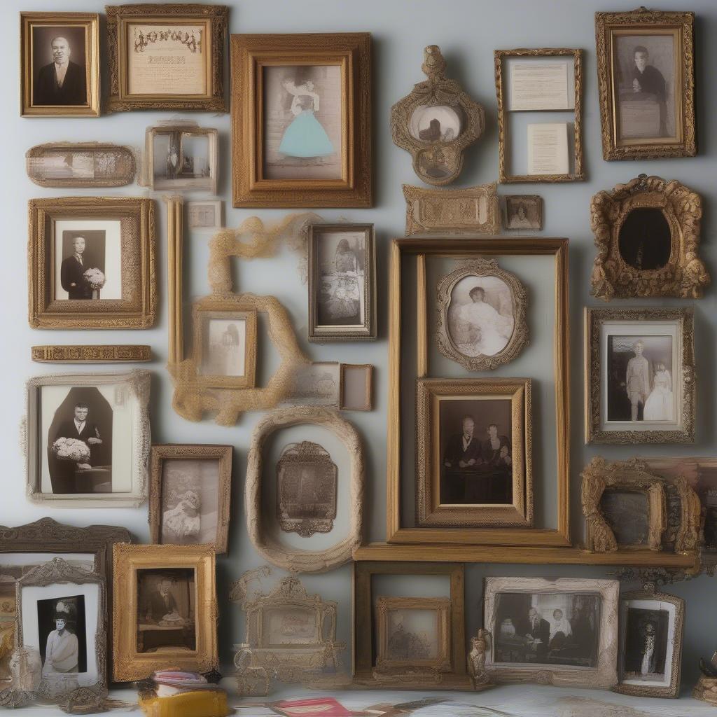 Family Collage Wall Frames Ideas