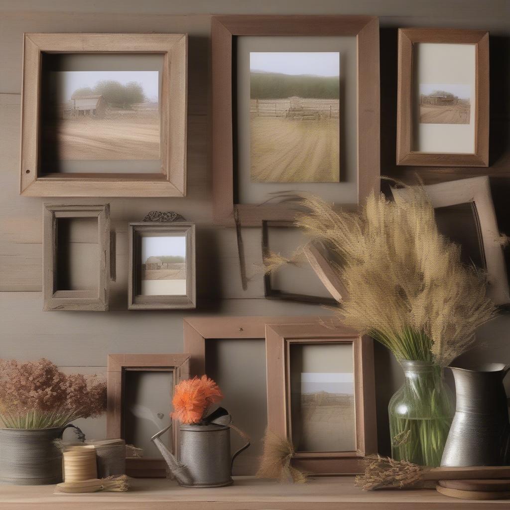 Variety of Farm Picture Frames