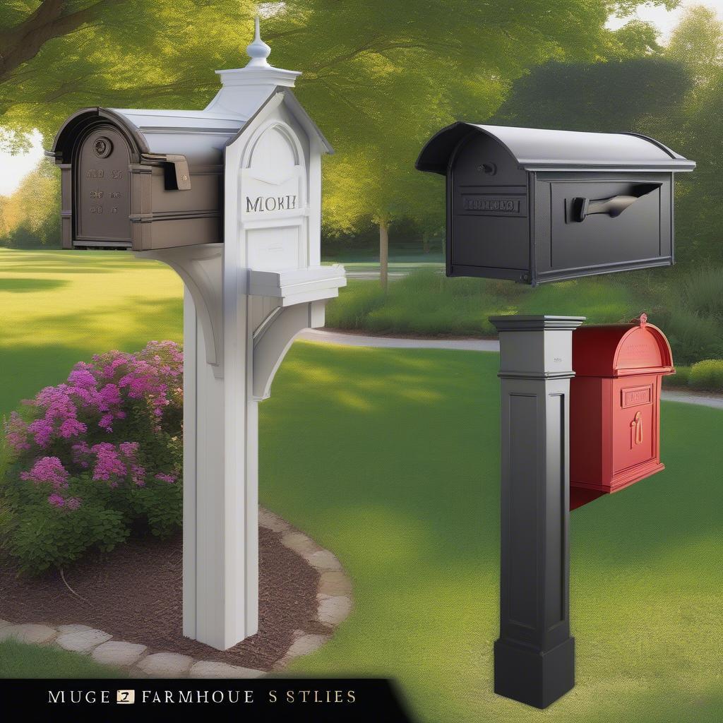 Different Styles of Farmhouse Mailboxes