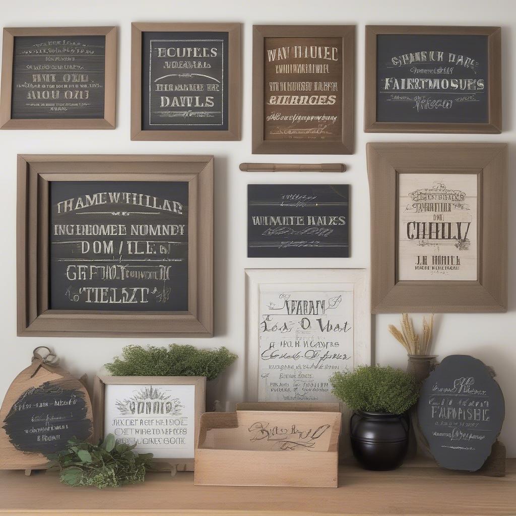 Farmhouse Sign Quotes and Personalization