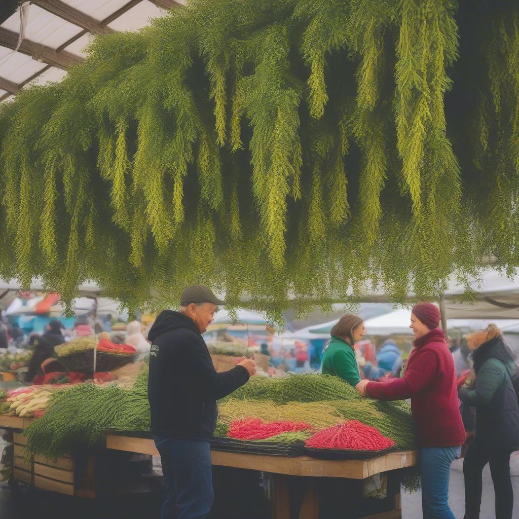 Fresh Mistletoe at Farmers Markets