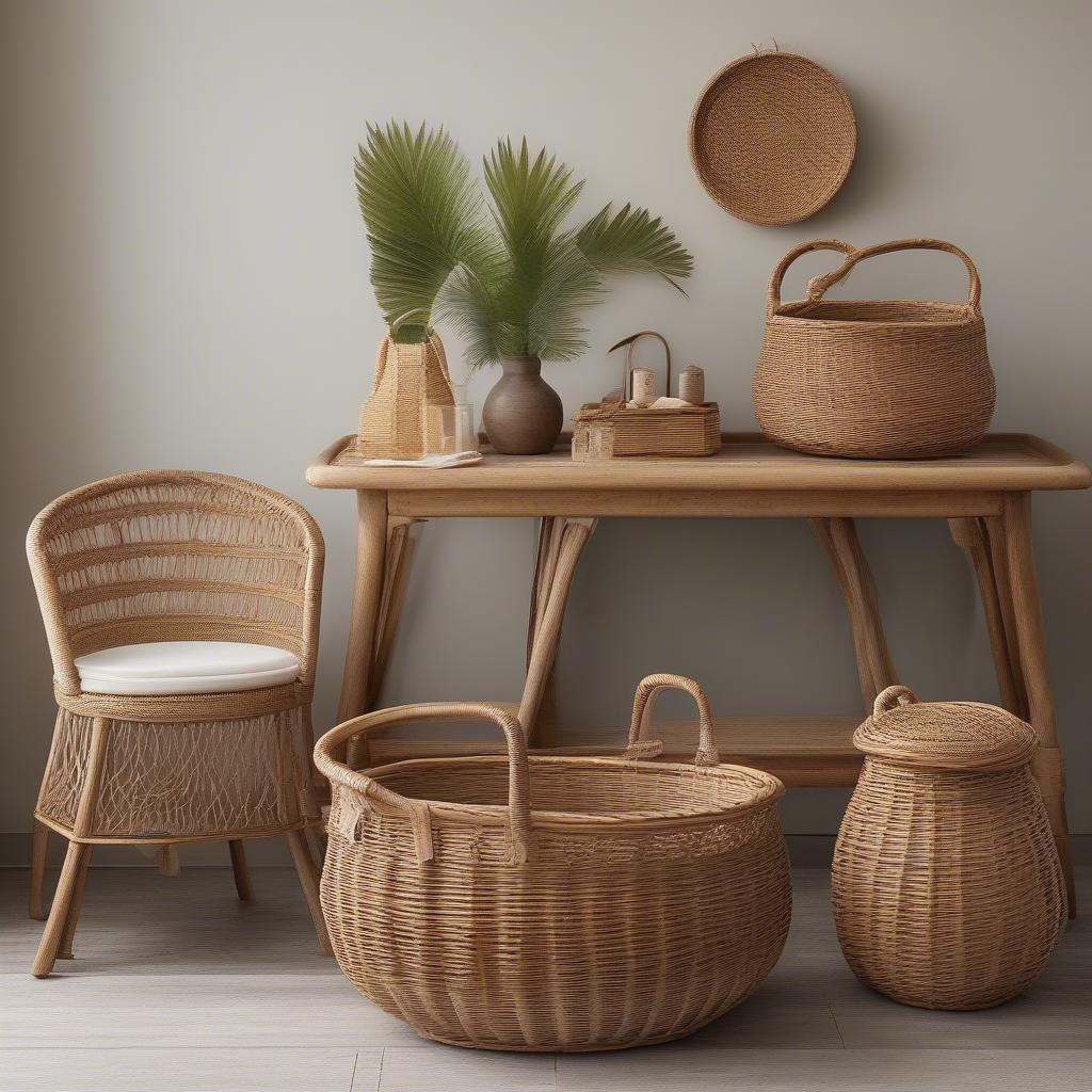 Beautiful Wicker and Rattan Furniture and Baskets