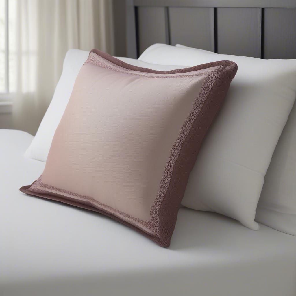 Flanged Pillow Edge: A flat, extended border adding a sophisticated touch.