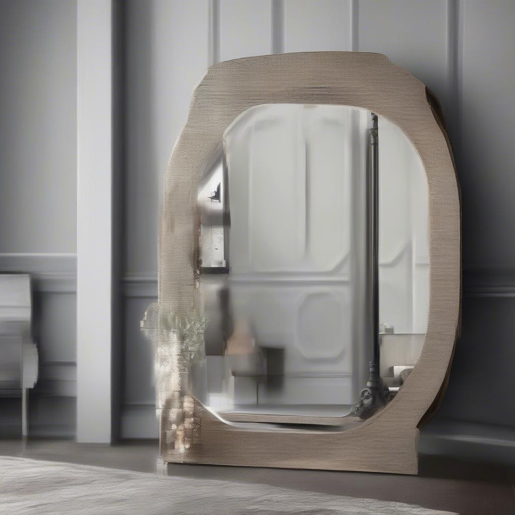 Different styles of floor mirrors on sale