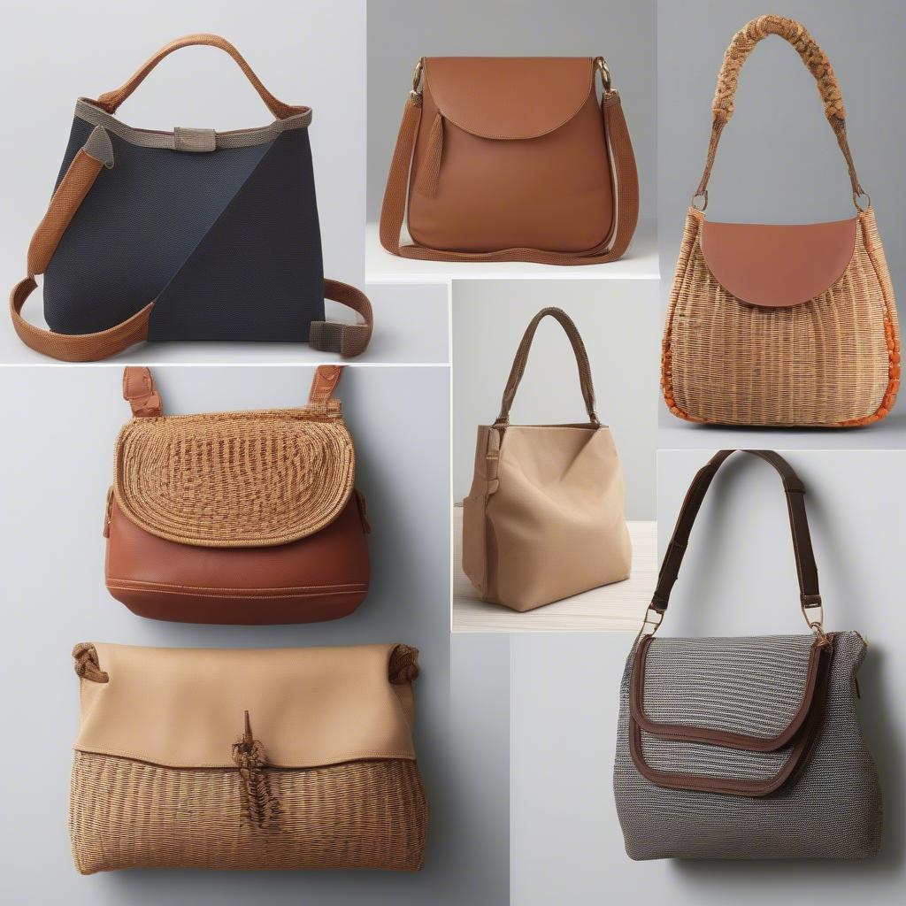 Various Styles of Fold Over Crossbody Handbags