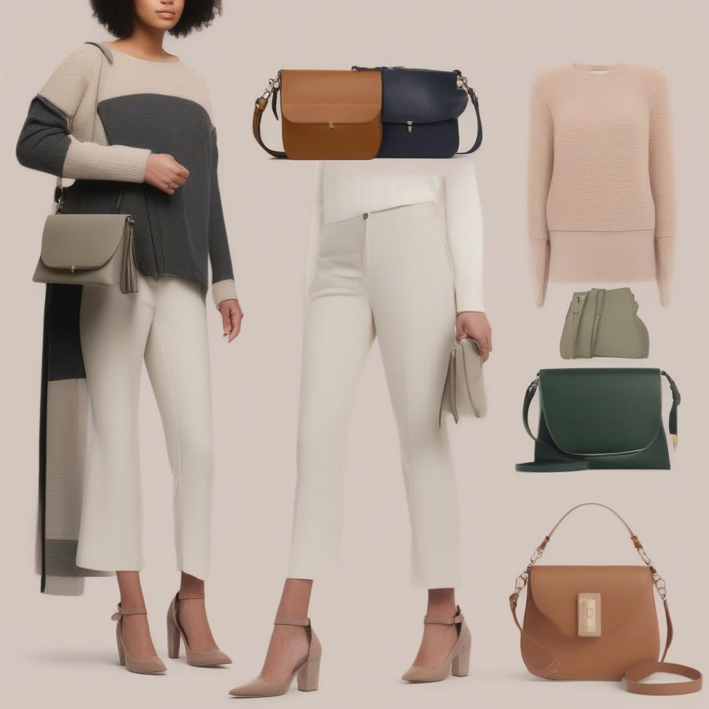 Outfit Ideas with Fold Over Crossbody Handbags