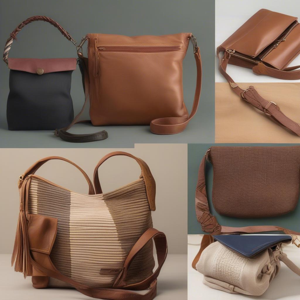 Different Styles of Foldover Crossbody Bags