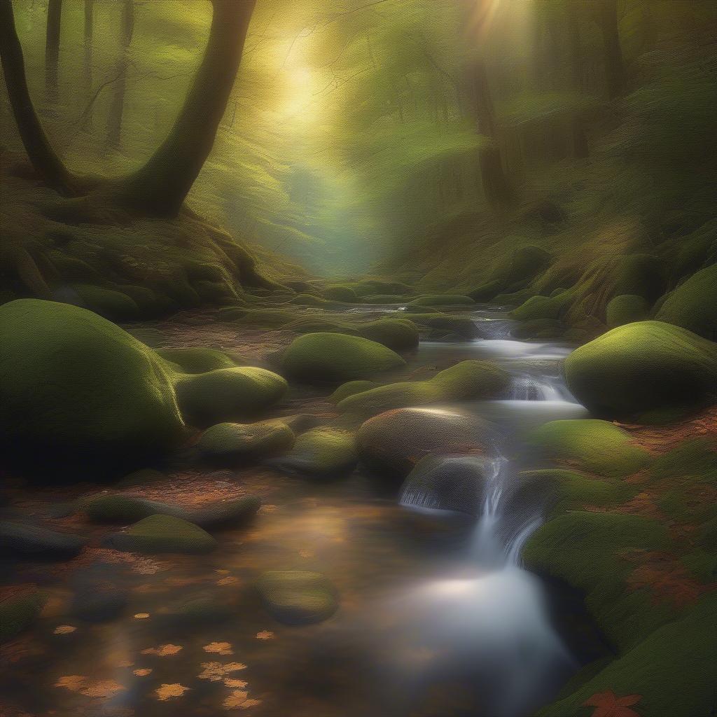 Forest Stream - Woods Photography