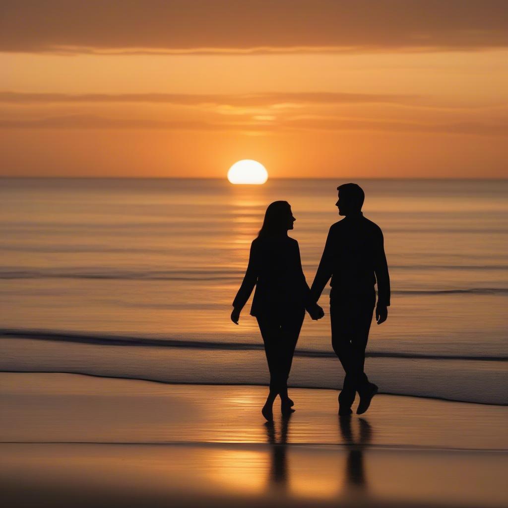 Couple holding hands, demonstrating the actions that accompany "I love you forever".