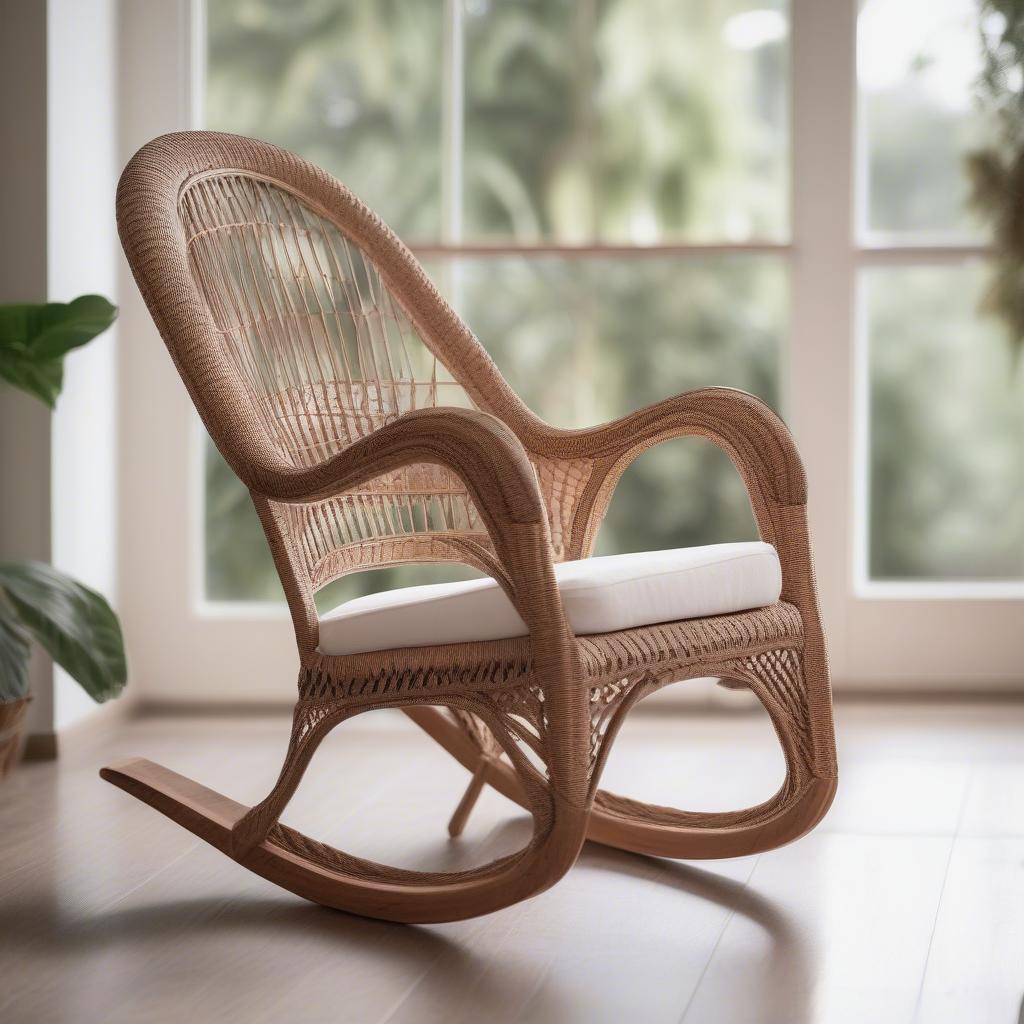 Wicker Chair Symbolizing Forever Sign