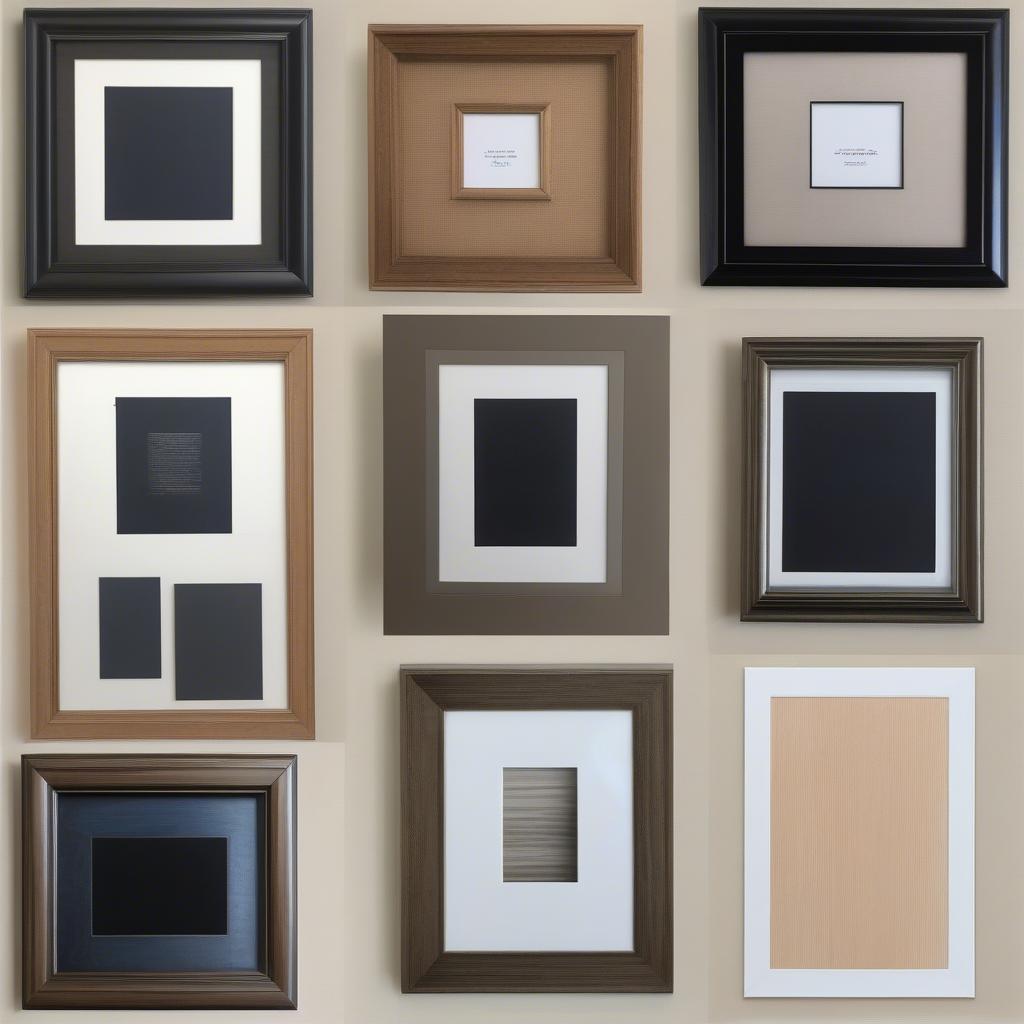 Frame Materials and Finishes for 12x16 Matted Frames