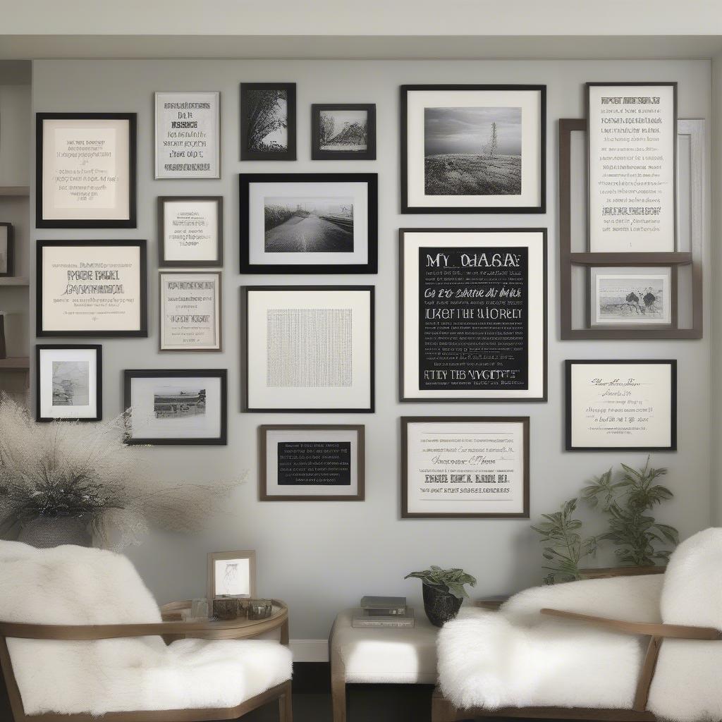 Frame Quote Wall Decor Ideas