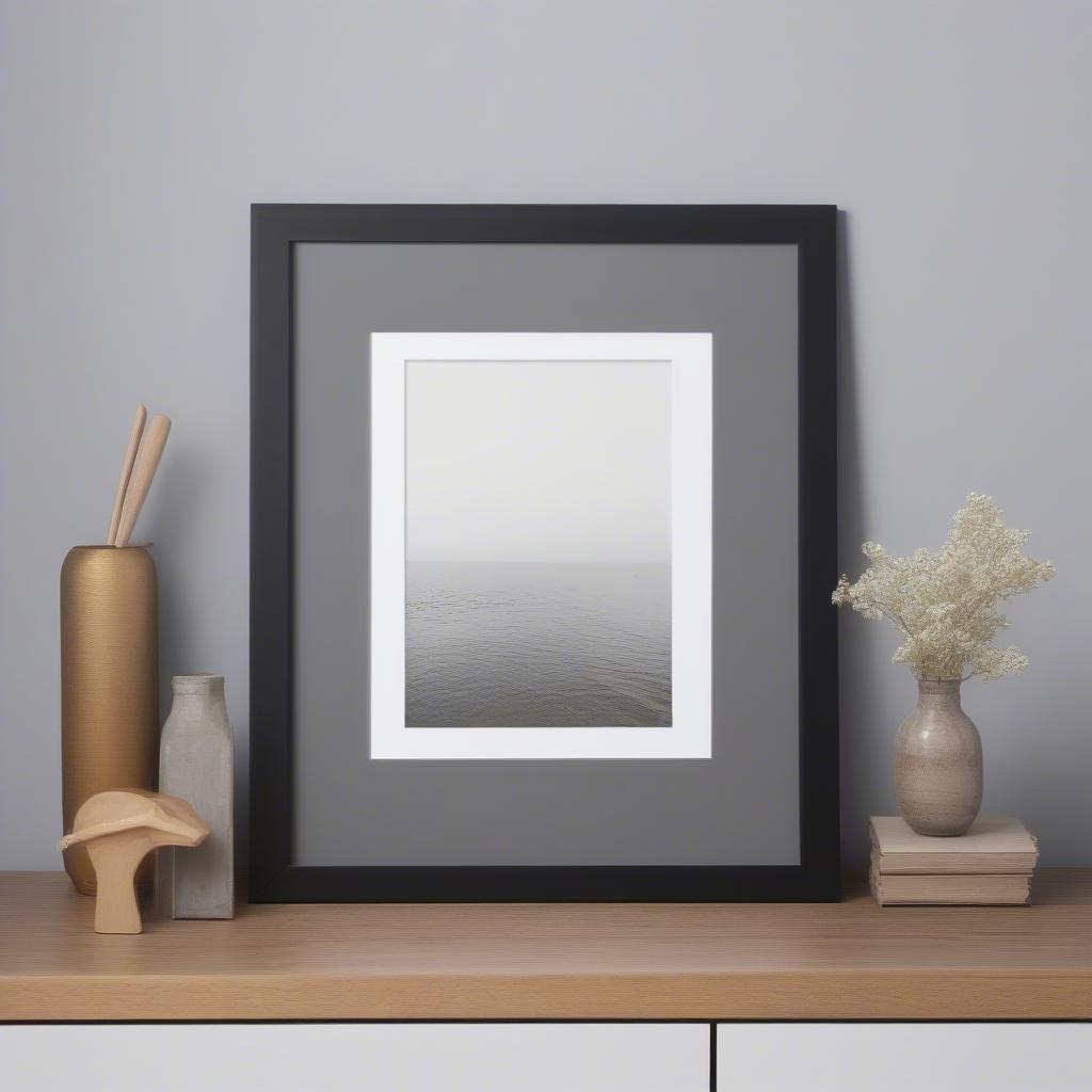 Choosing the right frame size for your print with a mat