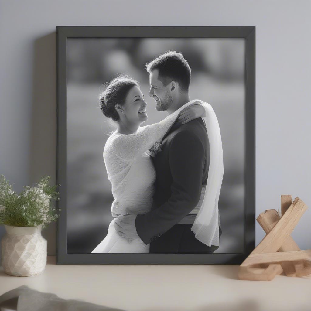 Framed Canvas Photo as a Gift