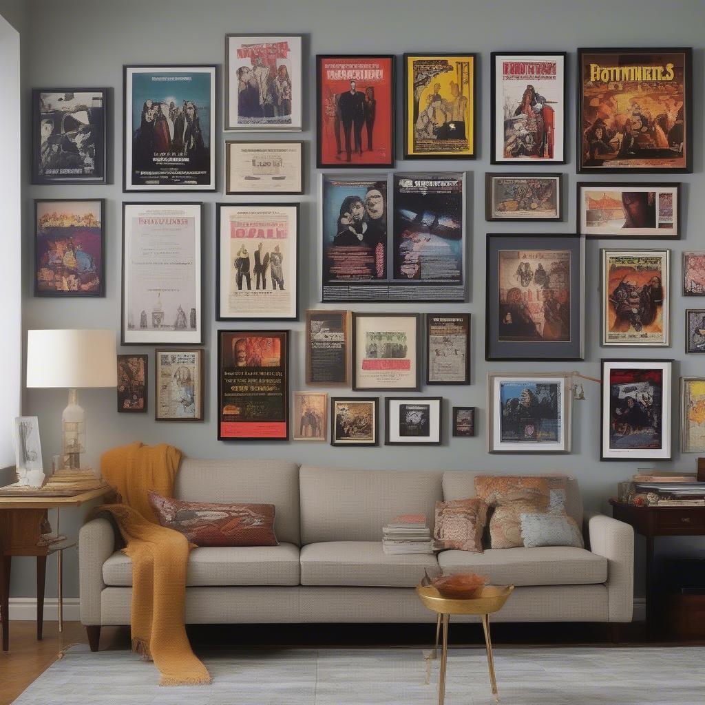 Framed Movie Posters Gallery Wall