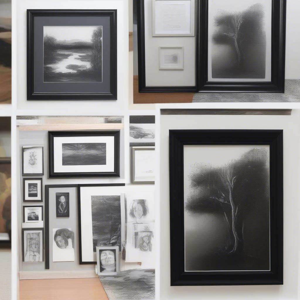 Tips for Framing Artwork in a 16x20 Black Frame