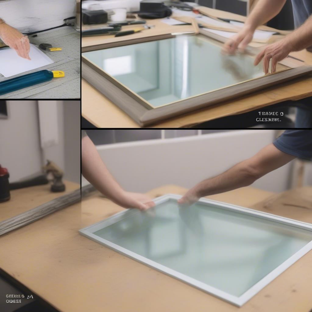 Framing Artwork with 8x10 Glass