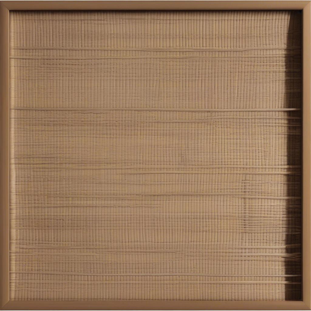 Framing Rattan Wall Art in a 13x13 Frame