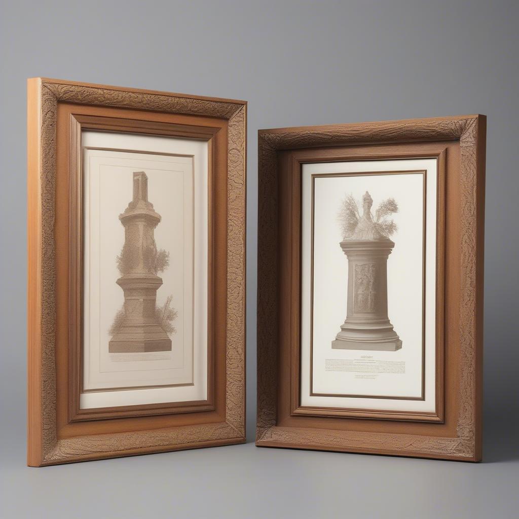 Framing Options for Woodworking Prints