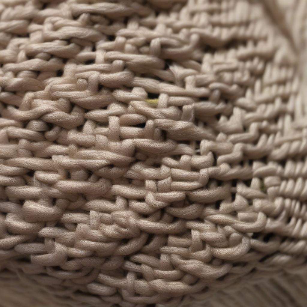 French Weaving with a Round Hook