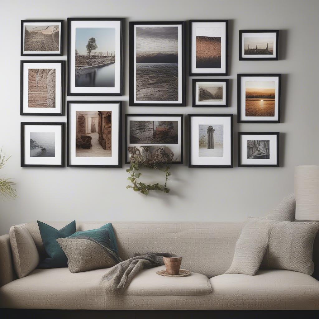 Gallery Wall with 12x16 Frames