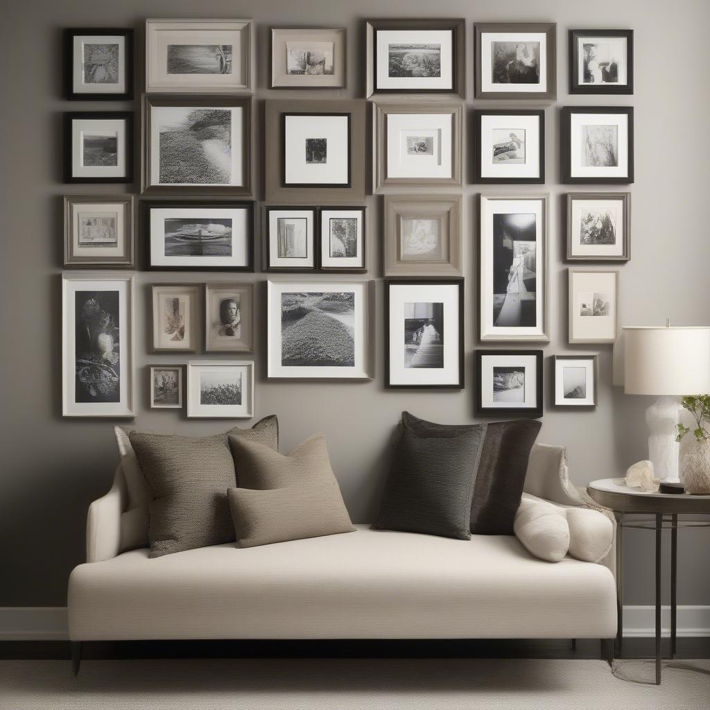 Gallery Wall with 16x16 Picture Frames