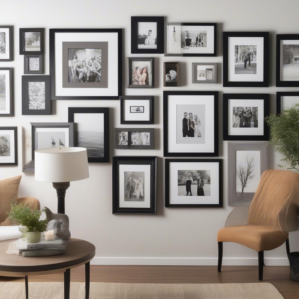 Gallery Wall with 8x10 Frames