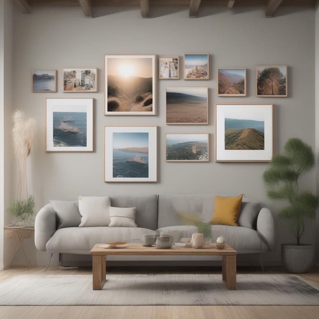 Gallery Wall of Custom Canvas Prints