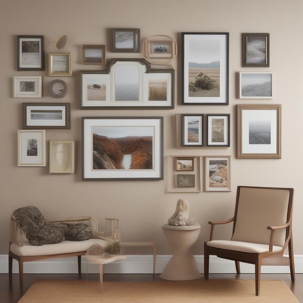 Gallery Wall of Custom Framed Photo Prints