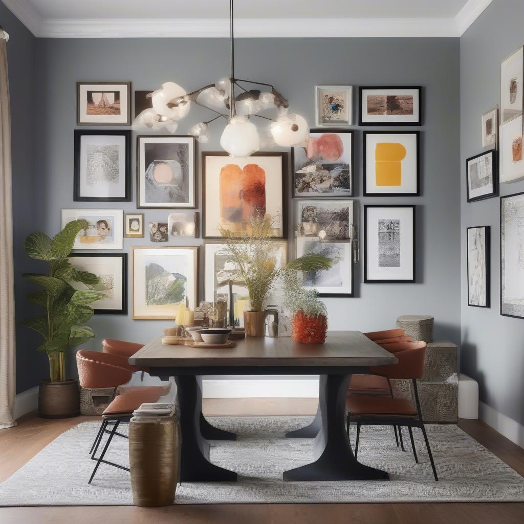 Gallery Wall in Dining Room