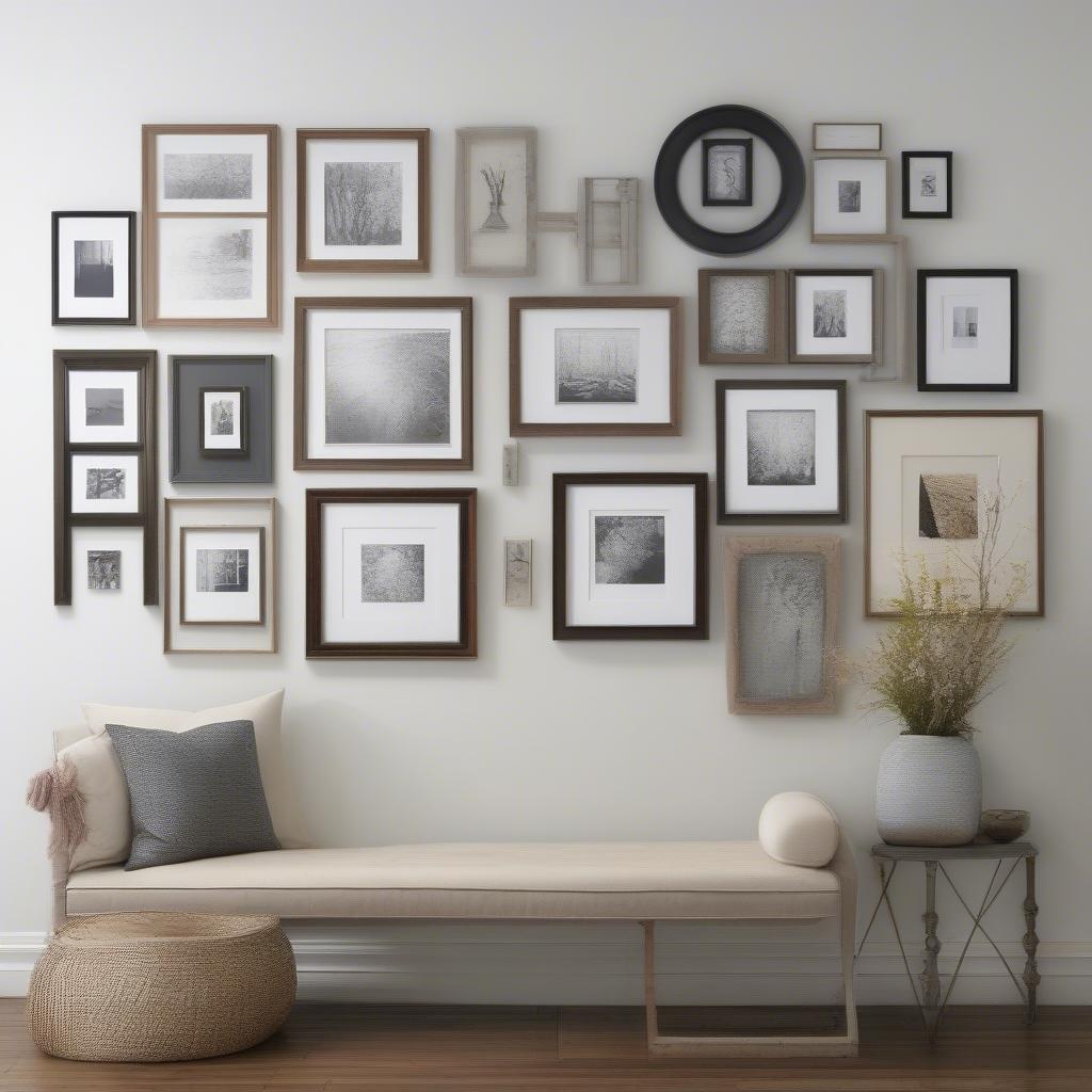 Gallery Wall Frame Arrangements for Home Decor