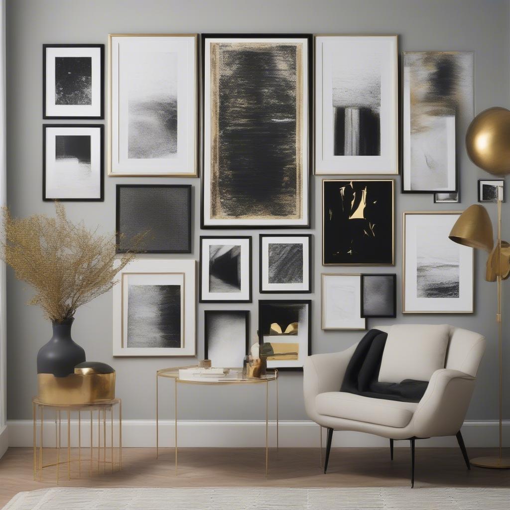 Gallery Wall with Framed Prints