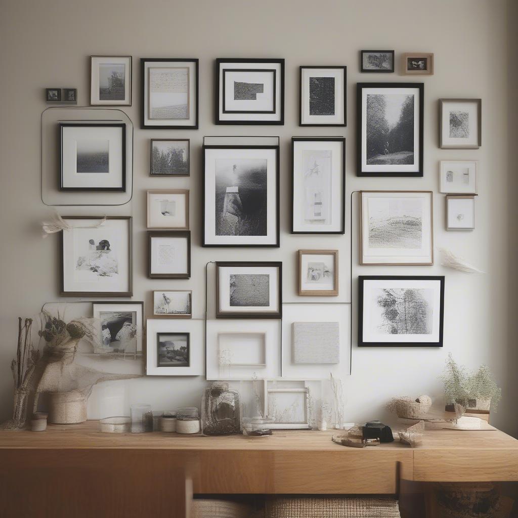 Creating a Gallery Wall with Hanging Frames